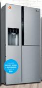 LG 659Ltr Side By Side Fridge GCJ237SLYV
