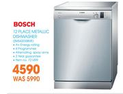 Bosch 12 Place Metallic Dishwasher SMS43D06ME