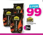Camp Master 5Kg Briquettes-For 2