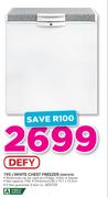 Defy 195Ltr White Chest Freezer DMF470