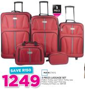 Mainstays 5 Piece Luggage Set