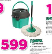 Floorwiz 2 In 1 Spin Tech Mop