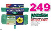 Floorwiz pro Wonderbroom And Microfiber Combo Pack