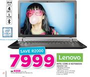 Lenovo 15.6 Inch Intel Core i5 Notebook IDEAPAD 100