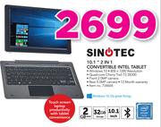 Sinotec 10.1" 2 In 1 Convertible Intel Tablet