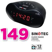Sinotec Clock Radio CR234D
