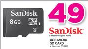 Sandisk 8GB Micro SD Card