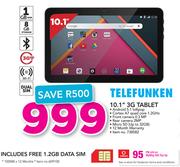 Telefunken 10.1" 3G Tablet-On My Meg 500 Top Up