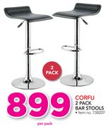 Corfu 2 Pack Bar Stools-Per Pack
