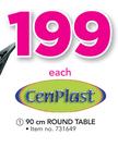 Cenplast 90cm Round Table