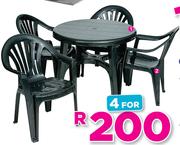 Cenplast Garden Chair-For 4