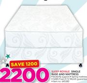 Sleep Royal Queen Base And Mattress 