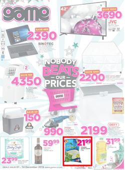 Game Zambia : Lusaka Nobody Beats Our Prices (1 Dec - 14 Dec 2016), page 1