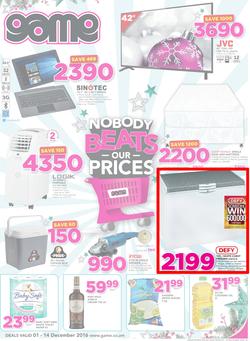 Game Zambia : Lusaka Nobody Beats Our Prices (1 Dec - 14 Dec 2016), page 1