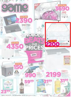 Game Zambia : Lusaka Nobody Beats Our Prices (1 Dec - 14 Dec 2016), page 1