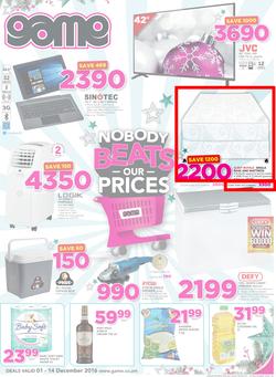 Game Zambia : Lusaka Nobody Beats Our Prices (1 Dec - 14 Dec 2016), page 1