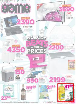 Game Zambia : Lusaka Nobody Beats Our Prices (1 Dec - 14 Dec 2016), page 1