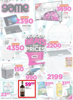 Game Zambia : Lusaka Nobody Beats Our Prices (1 Dec - 14 Dec 2016), page 1
