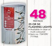 25 Or 50 Flashing Lights-Per Pack