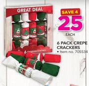 6 pack Crepe Crackers-Each