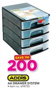Addis A4 Drawer System