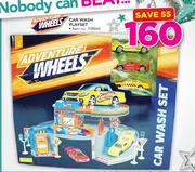 Adventure Wheels Car Wash Playset