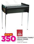 Out & About Adjustable Family Braai Stand
