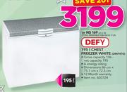 Defy 195Ltr Chest Freezer White DMF-470