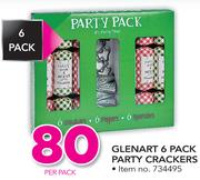 Glenart 6 Pack Party Crackers-Per Pack