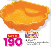 Sunny Shell Pit In Assorted Colours