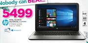 Hp Intel Celeron Notebook 15-AY008NI