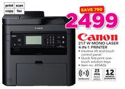 Canon 217W Mono Laser 4 In 1 Printer