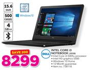 HP Intel Core i3 Notebook 3558