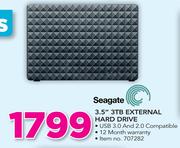 Seagate 3.5" 3TB External Hard Drive