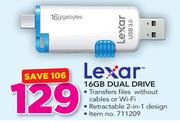 Lexar 16GB Dual Drive