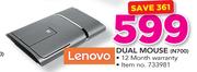 Lenovo Dual Mouse N700