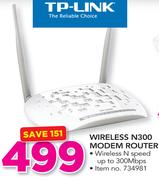 TP-Link Wireless N300 Modem Router