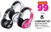Volkano Rhythm Over Ear VK-20000-WT-Each