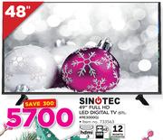 Sinotec 49" FHD LED Digital TV STL-49E3000G