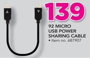 Energizer 92 Micro USB Power Sharing Cable