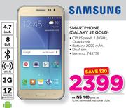 Samsung Smartphone Galaxy J2 Gold-Each