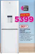 Defy 323Ltr Bottom Freezer Fridge DAC517