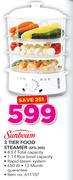 Sunbeam 3 Tier Food Steamer SFS-300