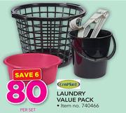 CenPlast Laundry Value Pack-Per Set