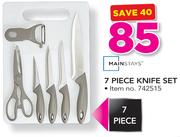 Mainstays 7 Piece Knife Set