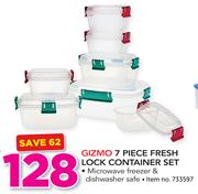 Gizmo 7 Piece Fresh Lock Container Set