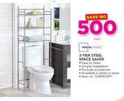 Mainstays 3 Tier Steel Space Saver-Each