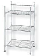 Mainstays 3 Tier Slim Cart Chrome