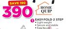 Home Quip Easy Fold 2 Step Ladder