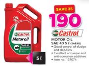 Castrol Motor Oil SAE 40-5Ltr